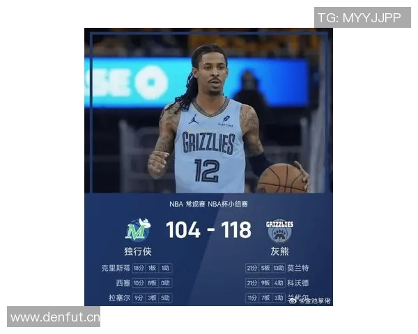 无莫熊展现强大韧性本赛季莫兰特缺席时灰熊战绩反超